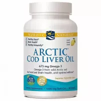 Nordic Naturals Arctic Cod Liver Oil, Lemon ����� ��� �� ������ ����������� ������, 1000 ��, �� ������ ������