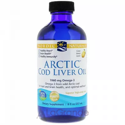 Nordic Naturals Arctic Cod Liver Oil, Lemon г '     ,   