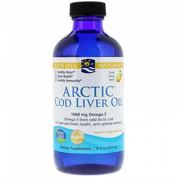 Nordic Naturals Arctic Cod Liver Oil, Lemon ������ ����� ��� �� ������ ����������� ������, �� ������ ������