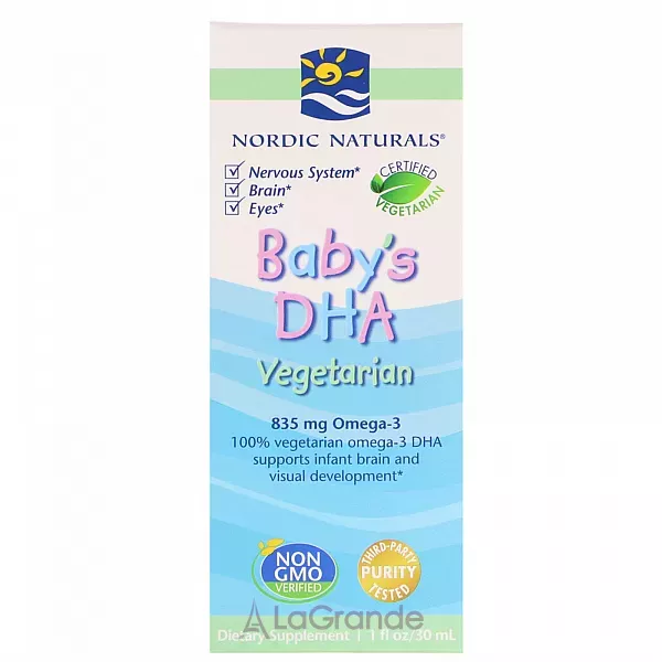 Nordic Naturals Baby's DHA Vegetarian ����� ��� ��� ����� ��������������, 835 ��