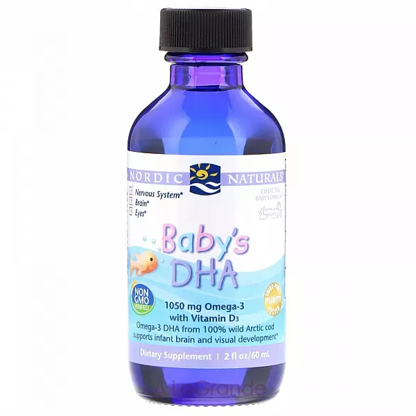 Nordic Naturals Baby's DHA with Vitamin D3 ������ ����� ��� ��� ����� + D3