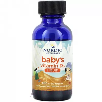Nordic Naturals Baby's Vitamin D3 400 IU  D3   , 400 