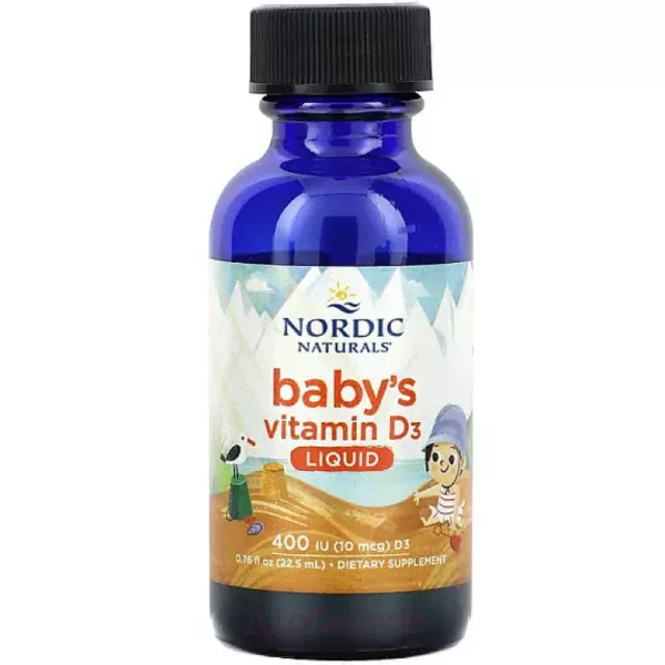 Nordic Naturals Baby's Vitamin D3 400 IU ������� D3 ��� ��������� �����, 400 ��