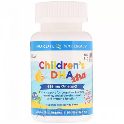 Nordic Naturals Children's DHA Xtra 636 mg -3,      3-6 , 636 ,   