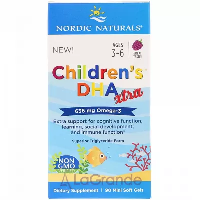 Nordic Naturals Children's DHA Xtra 636 mg -3,      3-6 , 636 ,   