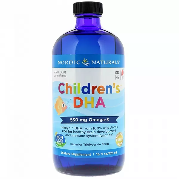 Nordic Naturals Children's DHA 530 mg ������ ����� ��� ��� �����, 530 ��, �� ������ ��������