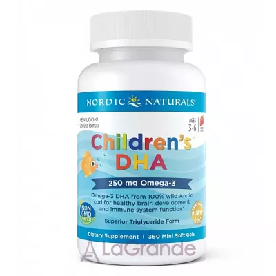 Nordic Naturals Children's DHA 250 mg    , 250 ,   