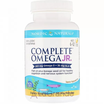 Nordic Naturals Complete Omega Junior 283 mg '     6  12 , 283 ,   