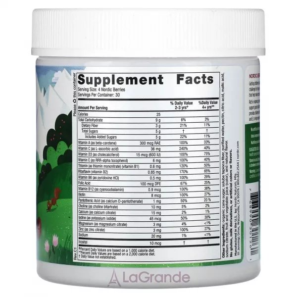 Nordic Naturals Nordic Berries Multivitamin Gummies Cherry Berry �������� ��� �����, ����������� ������� �� ������ �����