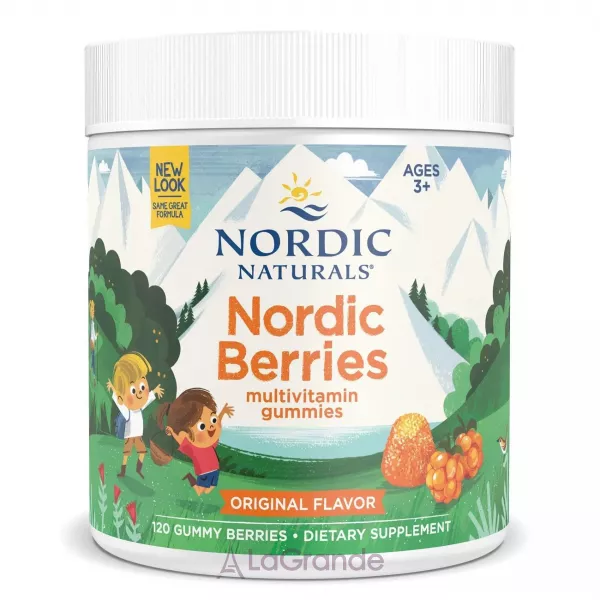 Nordic Naturals Nordic Berries Multivitamin Gummies Original Flavor �������� ��� �����, ����������� ������� � ������������ ������