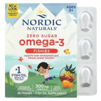 Nordic Naturals Nordic Omega-3 Fishies 300 mg ����� ��� ��� �����, 300 ��, � ��������� ������