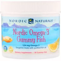 Nordic Naturals Nordic Omega-3 Gummy Fish 124 mg �������� ������� ��� ����� "����� ���", 124 ��, �� ������ ���������
