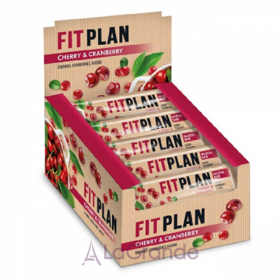 Vale Fitness Plan Muesli Bar Cherry Cranberry      