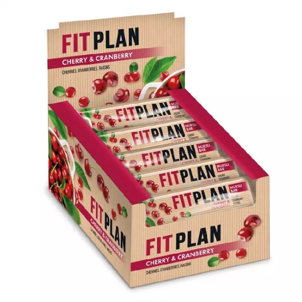 Vale Fitness Plan Muesli Bar Cherry Cranberry �������������� ��������� �� ������ ����� 