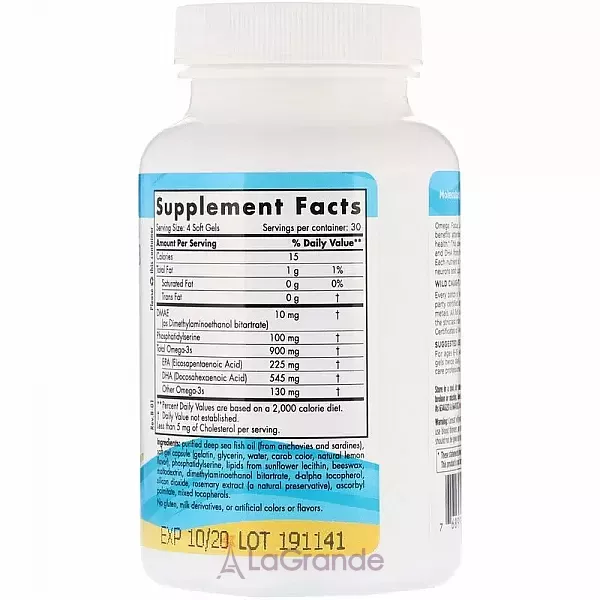 Nordic Naturals Omega Focus Junior �����-3 ��� ���������� 6-18 ���
