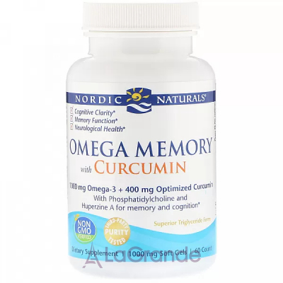 Nordic Naturals Omega Memory with Curcumin   '  