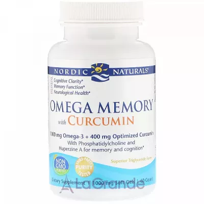 Nordic Naturals Omega Memory with Curcumin   '  