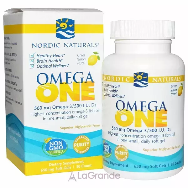 Nordic Naturals Omega One �����-3, �� ������ ������