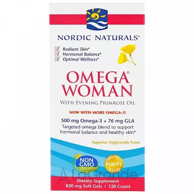 Nordic Naturals Omega With Evening Primrose -3 +    ,   