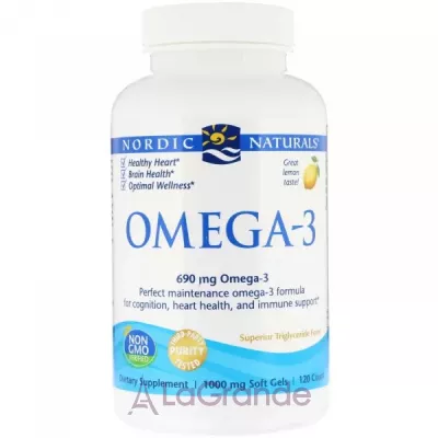 Nordic Naturals Omega-3 690 mg  ' , 690 ,   