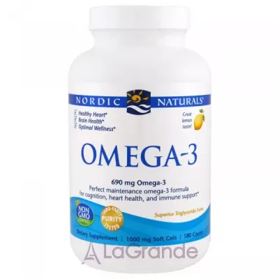 Nordic Naturals Omega-3 690 mg  ' , 690 ,   