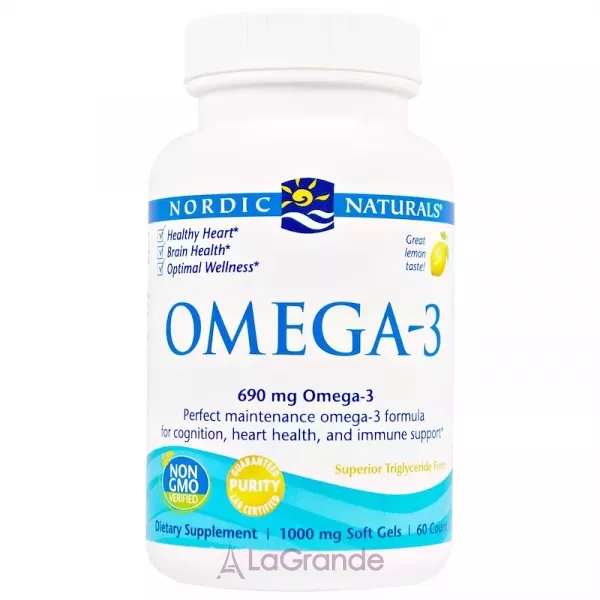 Nordic Naturals Omega-3 690 mg ��������� ����� ���, 690 ��, �� ������ ������