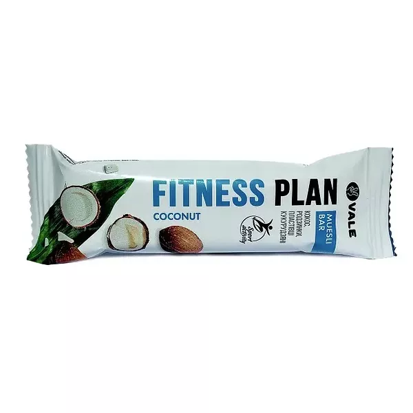 Vale Fitness Plan Muesli Bar Coconut ���������-����� � ������� � ������� 30x25 �