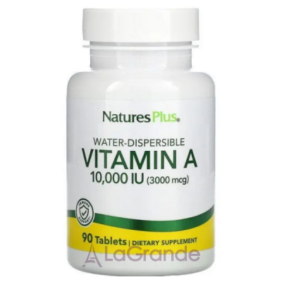 NaturesPlus Vitamin A 10,000 IU ³   10000  (3000 )  