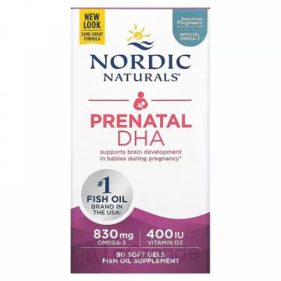 Nordic Naturals Prenatal DHA     D3  