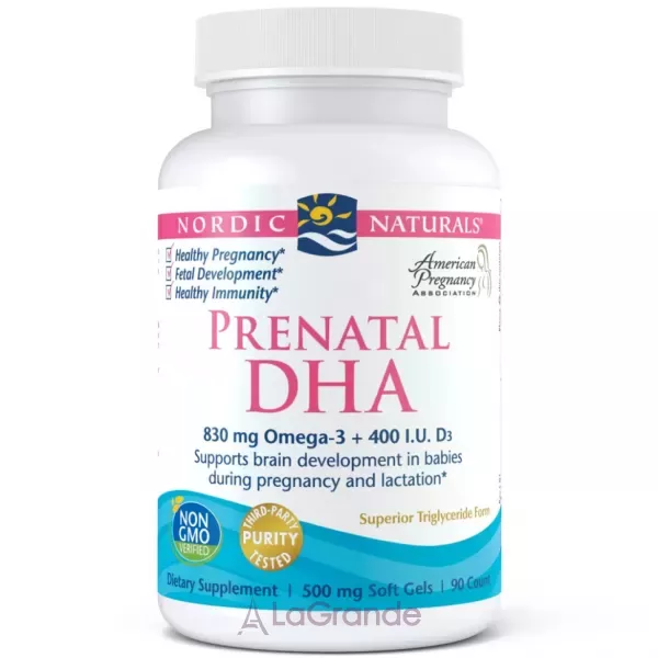 Nordic Naturals Prenatal DHA ����� ��� � ������� D3 ��� ����������