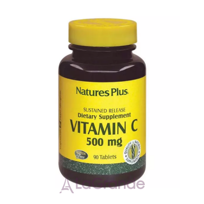 NaturesPlus VITAMIN C  500 MG S/R    500      