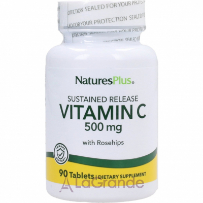 NaturesPlus VITAMIN C 500 MG S/R ³  500      