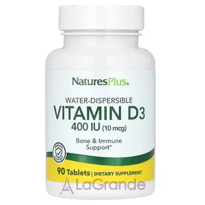 NaturesPlus Vitamin D3 400 IU ³ 3 400   