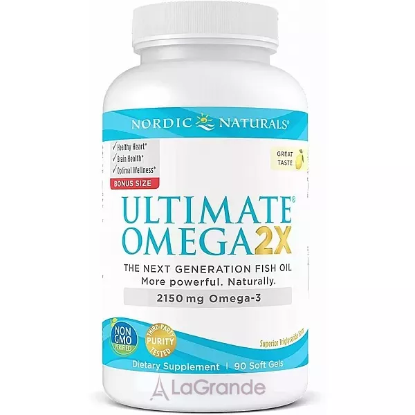 Nordic Naturals Ultimate Omega 2X 2150 mg ����� ���, 2150 ��, �� ������ ������