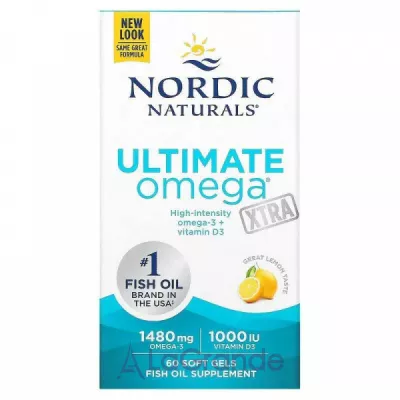 Nordic Naturals Ultimate Omega Xtra  -3,   