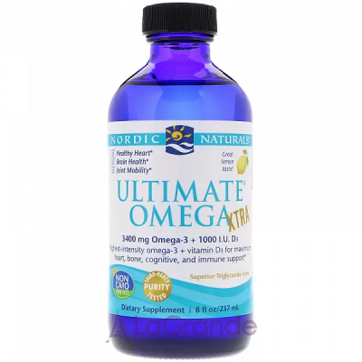 Nordic Naturals Ultimate Omega Xtra  ,   