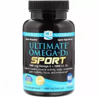 Nordic Naturals Ultimate Omega-D3 Sport �����-D3 �����, 1000 ��