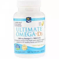 Nordic Naturals Ultimate Omega-D3 ����� ��� �����-�3, 1000 ��, �� ������ ������