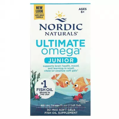 Nordic Naturals Ultimate Omega Junior 680 mg '     6  12 , 600 ,   