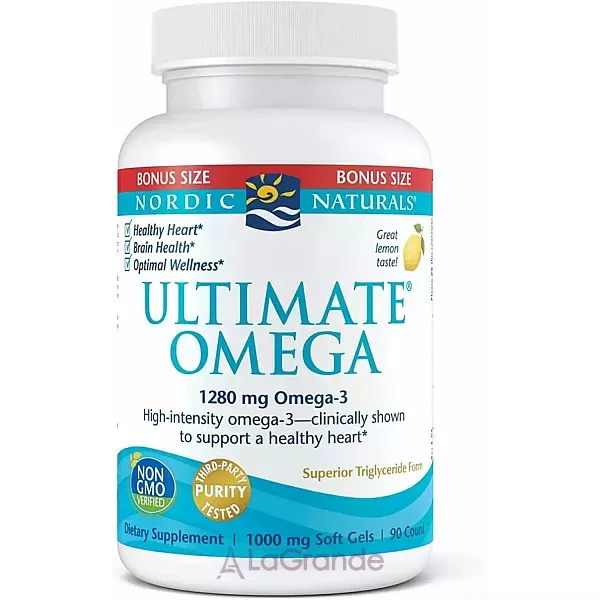 Nordic Naturals Ultimate Omega 1280 mg ����� ���, 1280 ��, �� ������ ������