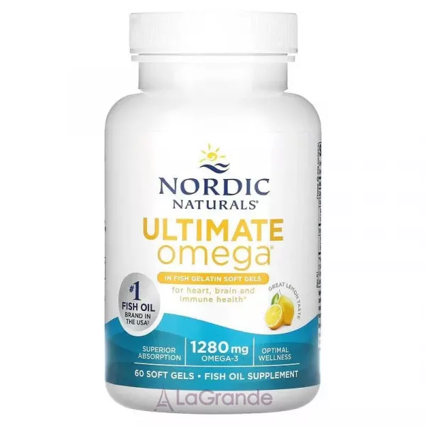 Nordic Naturals Ultimate Omega 1280 mg �����-3, 1280 ��, � ������ ������