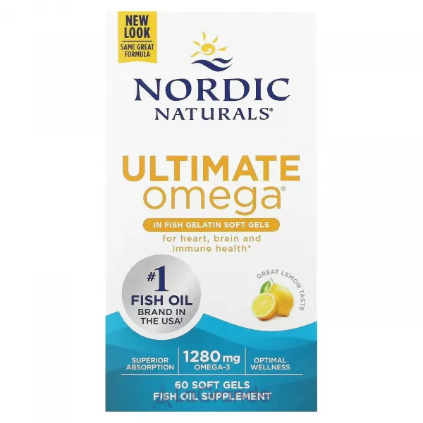 Nordic Naturals Ultimate Omega 1280 mg �����-3, 1280 ��, � ������ ������