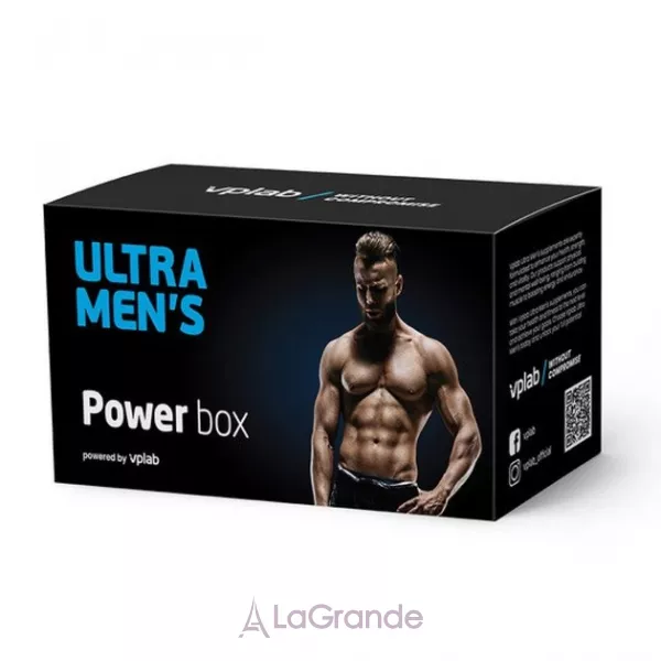 VPlab Ultra Men's Power Box ������������ ���� ��� ������� (Ultra Men's Sport Multivitamin Formula 90 ��. + Tribulus Terrestris 90 ��. + EAA + 250 ��)