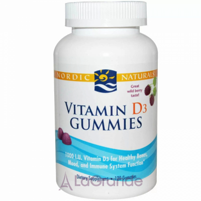 Nordic Naturals Vitamin D3 Gummies 1000 IU  D3, 1000 ,      