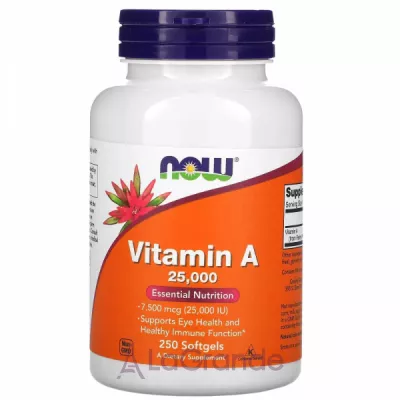 Now Foods Vitamin A 25000 IU ³ , 25000 