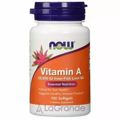 Now Foods Vitamin A 25000 IU ³ , 25000 