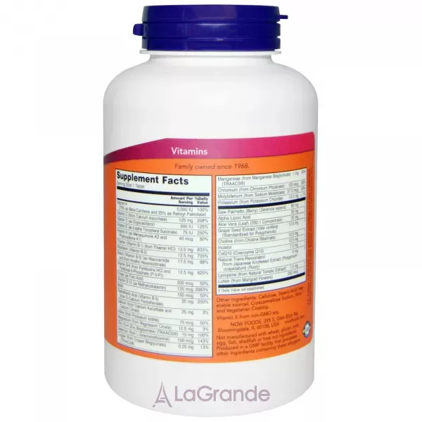 Now Foods Adam Tablets Superior Men's Multi ³������� �������� ��� ������� 