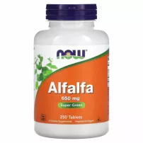 Now Foods Alfalfa 650 mg �������, 650 ��