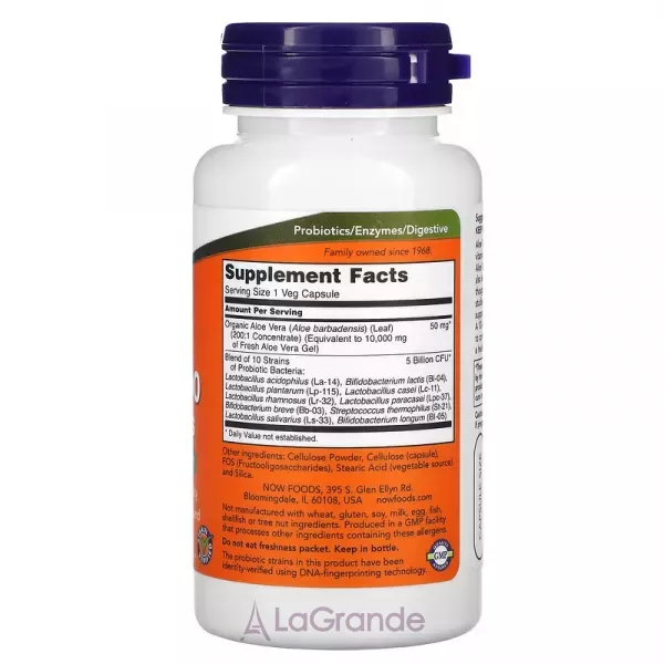 Now Foods Aloe 10000 & Probiotics ���� ���� 10000 �� �� ���������