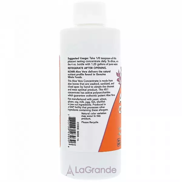 Now Foods Aloe Vera Concentrate ������ ���������� 